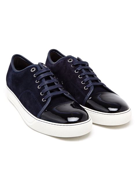 lanvin suede sneakers.